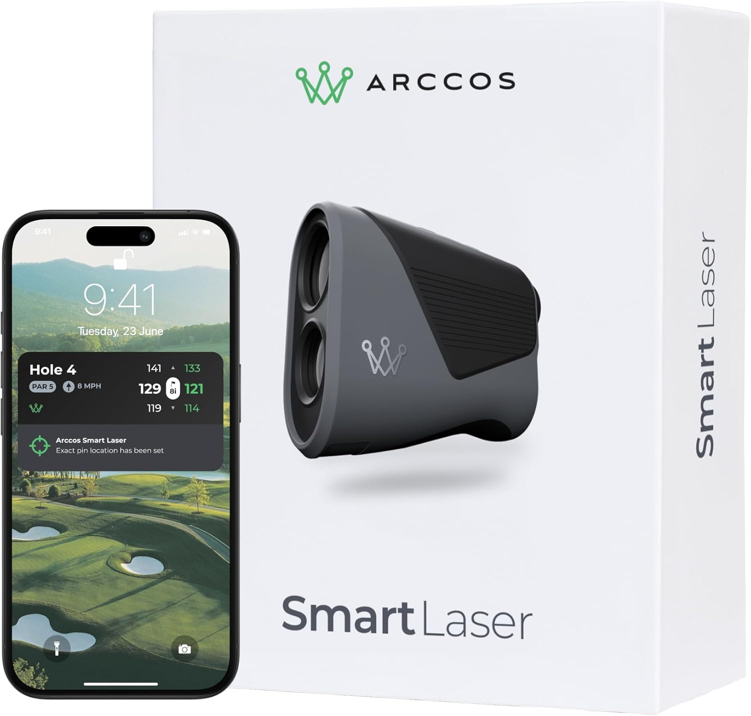 Arccos Smart Laser Rangefinder with Slope & Wind
