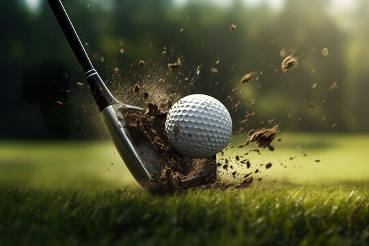 Golf angle of attak