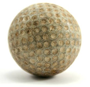 really old golf ball