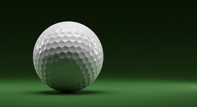 golf ball on green