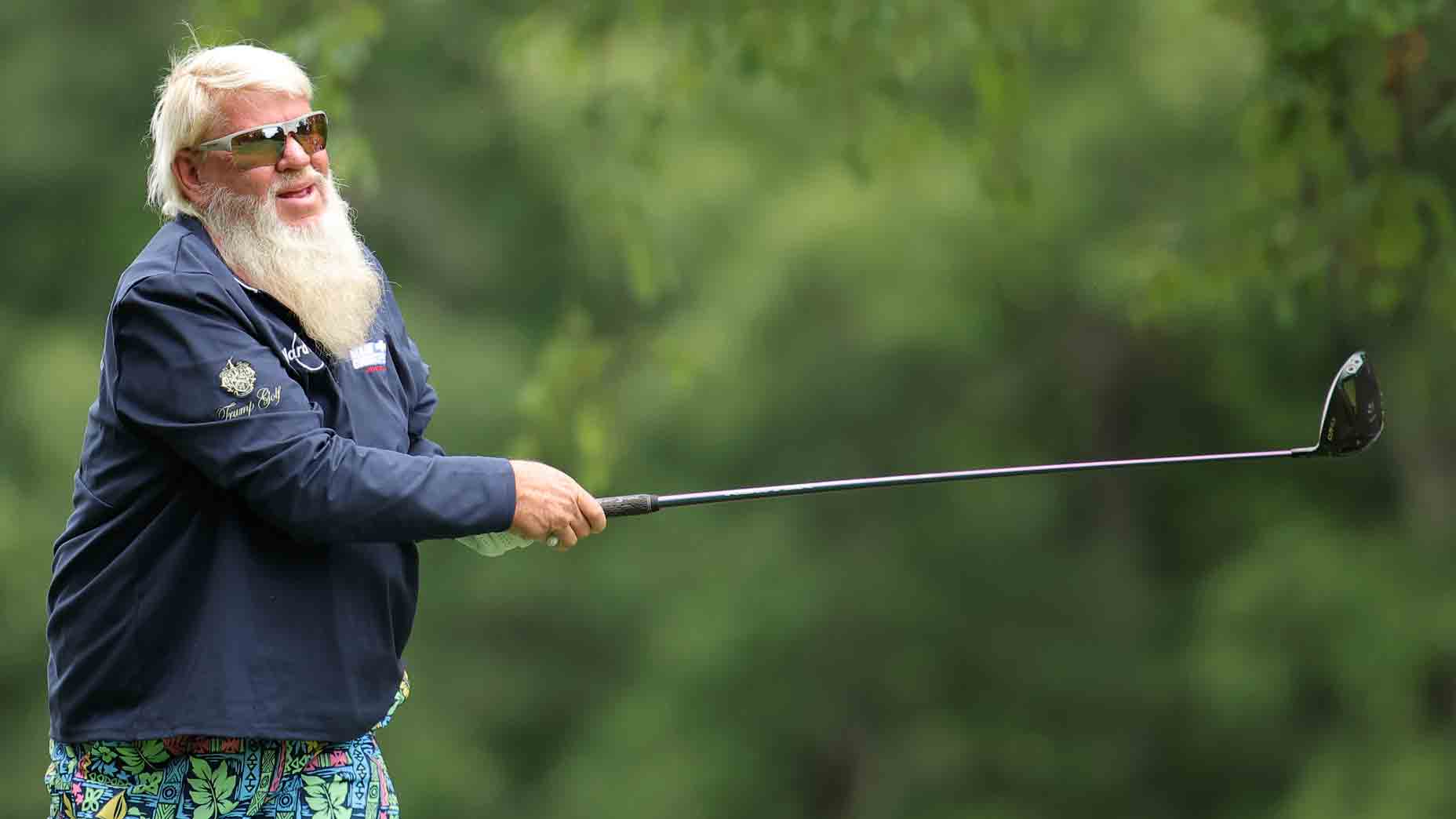 John Daly had a short putt. What followed ‘may be best thing you see’