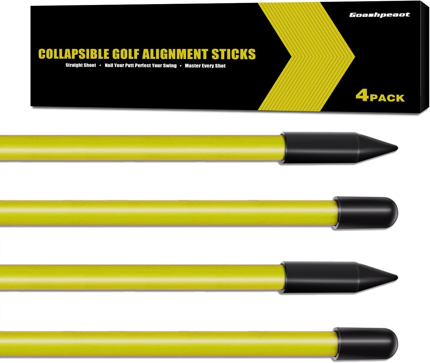 4 Pack Golf Alignment Sticks