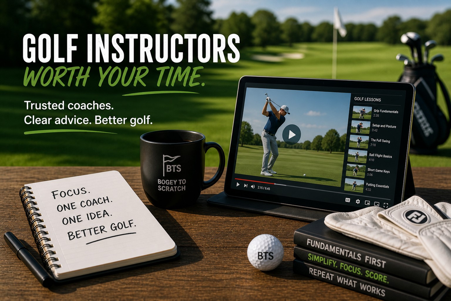 Golf Instructor Page Banner